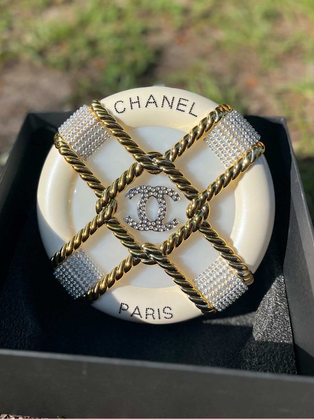 🛟 ChaneI Life Ring Floatation 🚢 Cruise Vacation Summer Conversation Piece🛟